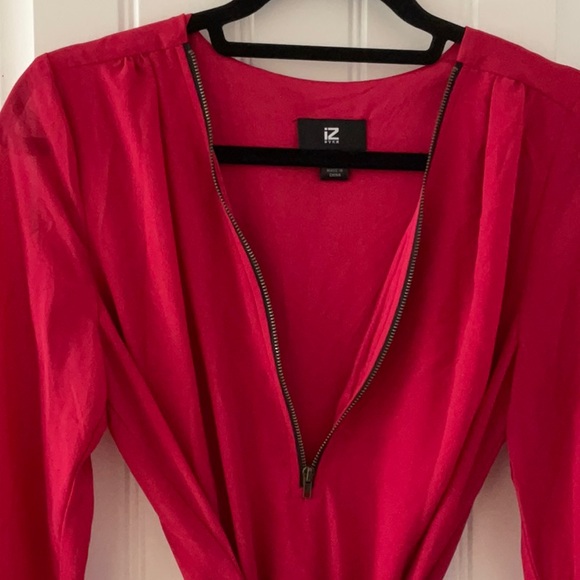 NWT iZ BYER BERRY Mini Dress Size Large - Picture 5 of 7